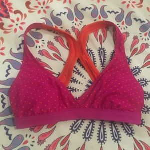 ROXY razor back bikini swim top